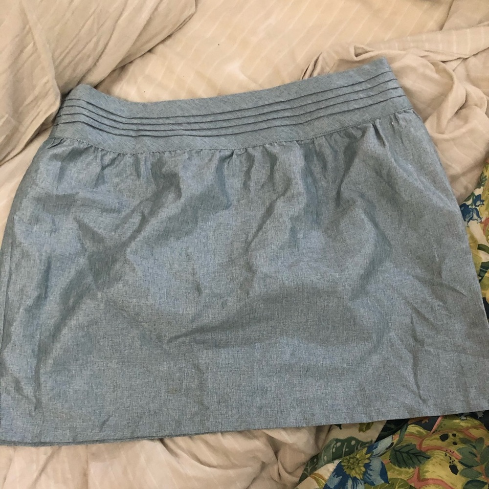 Blue Mini Skirt